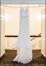 Load image into Gallery viewer, La Sposa &#39;Hacine&#39; size 8 used wedding dress front view on hanger

