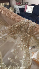 Load image into Gallery viewer, Justin Alexander &#39;8726&#39; size 10 used wedding dress close up of sparkles
