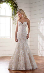 Essence of Australia '2267' size 8 new wedding dress front view on model