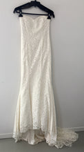 Load image into Gallery viewer, Nicole Miller &#39;Poppy&#39; size 0 used wedding dress front view on hanger
