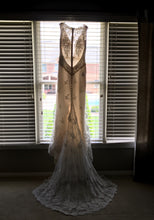 Load image into Gallery viewer, Romona Keveza &#39;L6139&#39; size 2 new wedding dress back view on hanger
