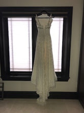 Load image into Gallery viewer, Pnina Tornai &#39;4114&#39; size 6 used wedding dress back view on hangerner

