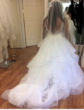 Load image into Gallery viewer, Maggie Sottero &#39;Amelie&#39; size 16 used wedding dress back view on bride
