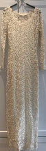 Load image into Gallery viewer, Severin &#39;Lace&#39; size 4 used wedding dress front view on hanger
