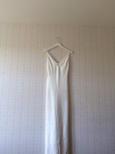Top Shop 'V Neck' size 4 new wedding dress front view on hanger