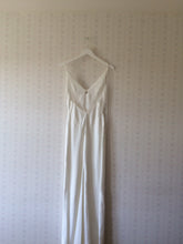 Load image into Gallery viewer, Top Shop &#39;V Neck&#39; size 4 new wedding dress back view on hanger
