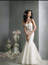 Load image into Gallery viewer, Jim Hjelm &#39;8850&#39; size 10 used wedding dress front view on model
