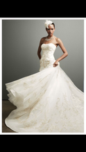Load image into Gallery viewer, Oleg Cassini &#39;Strapless Tulle Ballgown&#39; - Oleg Cassini - Nearly Newlywed Bridal Boutique - 1

