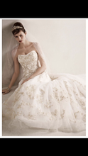 Load image into Gallery viewer, Oleg Cassini &#39;Strapless Tulle Ballgown&#39; - Oleg Cassini - Nearly Newlywed Bridal Boutique - 4
