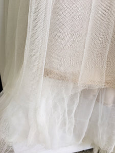 BHLDN 'Heritage' size 4 used wedding dress view of train