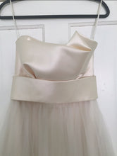 Load image into Gallery viewer, Christos &#39;Parker&#39; size 8 new wedding dress front view close up on bride
