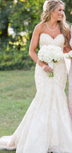 Load image into Gallery viewer, Matthew Christopher &#39;Monroe&#39; size 6 used wedding dress front view on bride
