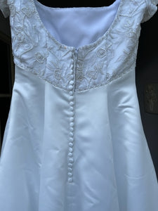 Jasmine Couture Bridal 'Classic Cap Sleeve Scoop Neck A-Line 188'