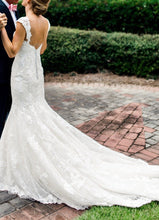 Load image into Gallery viewer, Maggie Sottero &#39;Jackie&#39; size 0 used wedding dress back view on bride
