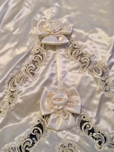 Mori Lee 'Princess' size 12 used wedding dress view of trim