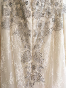 Lian Carlo '5875' size 10 sample wedding dress view of trim