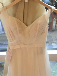 BHLDN 'Heaton' size 0 new wedding dress front view on hanger