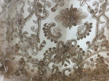 Load image into Gallery viewer, Lazaro &#39;3161&#39; size 10 new wedding dress close up of fabric
