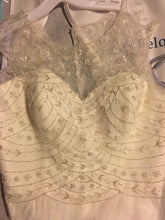 Load image into Gallery viewer, Alfred Angelo&#39; 8555&#39; size 14 new wedding dress front view close up on hanger
