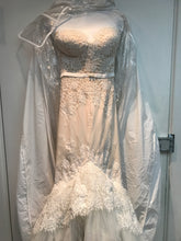 Load image into Gallery viewer, Inbal Dror &#39;VIP&#39; size 4 new wedding dress front view close up on hanger

