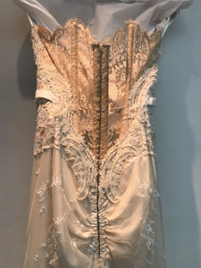 Inbal Dror 'VIP' size 4 new wedding dress back view on hanger