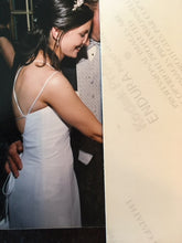 Load image into Gallery viewer, Moonlight &#39;Elegant&#39; size 6 used wedding dress back view on bride
