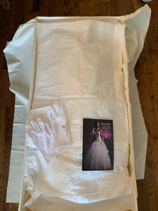 Marchesa 'Custom' size 2 used wedding dress view of photo