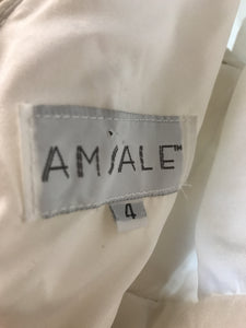Amsale 'Princess' size 4 used wedding dress view of tag
