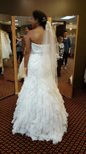 Load image into Gallery viewer, Essence of Australia &#39;Beaded&#39; size 10 new wedding dress back view on bride
