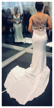 Load image into Gallery viewer, Enzoani &#39;Lacy&#39; size 8 new wedding dress back view on bride
