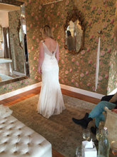 Load image into Gallery viewer, Elizabeth Dye &#39;Siren&#39; size 10 new wedding dress back view on bride
