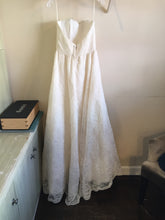 Load image into Gallery viewer, Judd Waddell &#39;Dusty&#39; size 6 sample wedding dress back view on hanger
