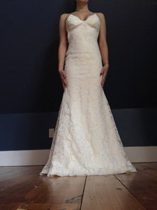 Katie May 'Poipu' size 0 new wedding dress front view on bride