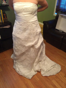 Custom Made Strapless Gown - Custom made - Nearly Newlywed Bridal Boutique - 2