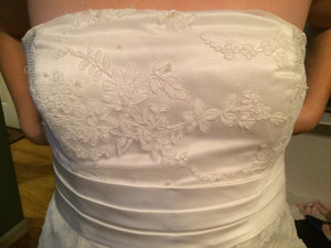Custom Made Strapless Gown - Custom made - Nearly Newlywed Bridal Boutique - 4