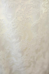 Jim Hjelm '8958' size 14 used wedding dress view of fabric
