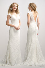 Load image into Gallery viewer, Watters &#39;Amile&#39; size 8 sample wedding dress front/back views on model
