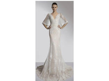 Load image into Gallery viewer, Inbal Dror &#39;14-06&#39; size 2 used wedding dress front view on model
