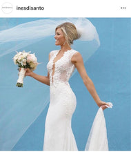 Load image into Gallery viewer, Ines Di Santo &#39;Spicy&#39; size 2 new wedding dress side view on model
