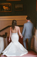 Load image into Gallery viewer, Lazaro &#39;3404&#39; size 8 used wedding dress back view on bride

