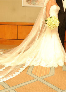Pronovias A-line Lace Wedding Dress - Pronovias - Nearly Newlywed Bridal Boutique - 3