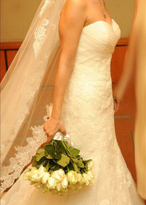 Pronovias A-line Lace Wedding Dress - Pronovias - Nearly Newlywed Bridal Boutique - 2
