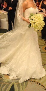 Pronovias A-line Lace Wedding Dress - Pronovias - Nearly Newlywed Bridal Boutique - 6