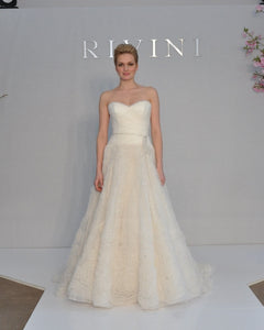 Rivini 'Kyra' Ruched Tulle Dress - Rivini - Nearly Newlywed Bridal Boutique - 1