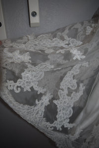 Maggie Sottero 'Cynthia' size 14 new wedding dress view of lace material