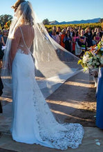 Load image into Gallery viewer, Lela Rose &#39;The Inlet&#39; size 8 used wedding dress back view on bride
