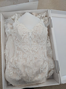 Alfred Angelo 'Ivory' size 14 used wedding dress in box