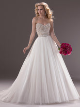Load image into Gallery viewer, Maggie Sottero &#39;Esme&#39; size 8 sample wedding dress front view on model
