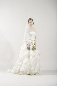 Vera Wang 'Deidre' Ivory Strapless Tulle Gown - Vera Wang - Nearly Newlywed Bridal Boutique - 2