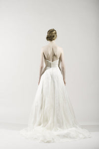 Watters Carmel Silk Organza Gown - Watters - Nearly Newlywed Bridal Boutique - 3